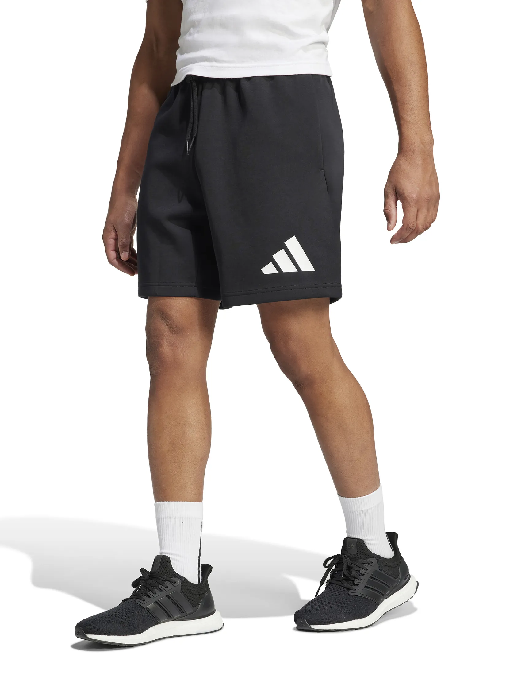 ADIDAS Men Shorts Future Icons 3 Bar Logo Black