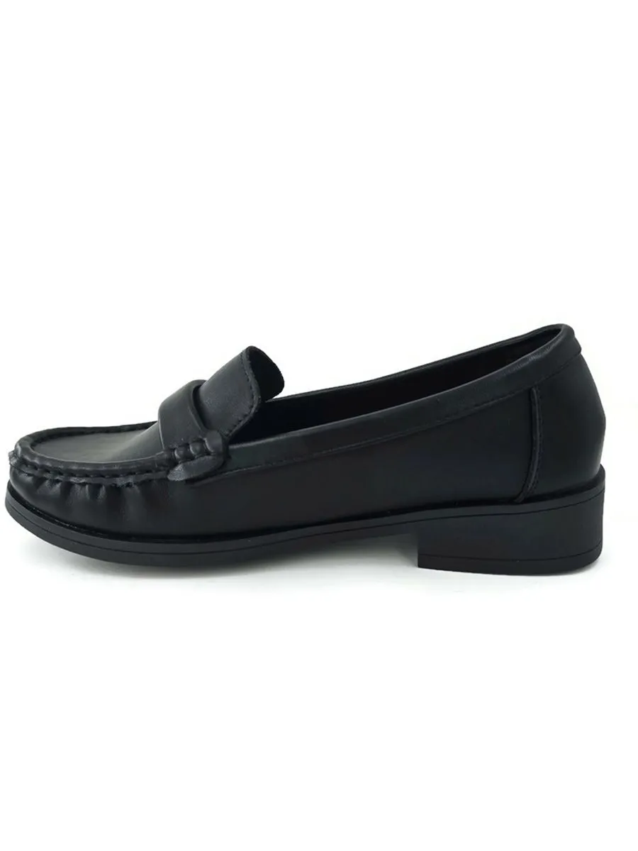 KLIN Woman Loafer Court Shoes Black