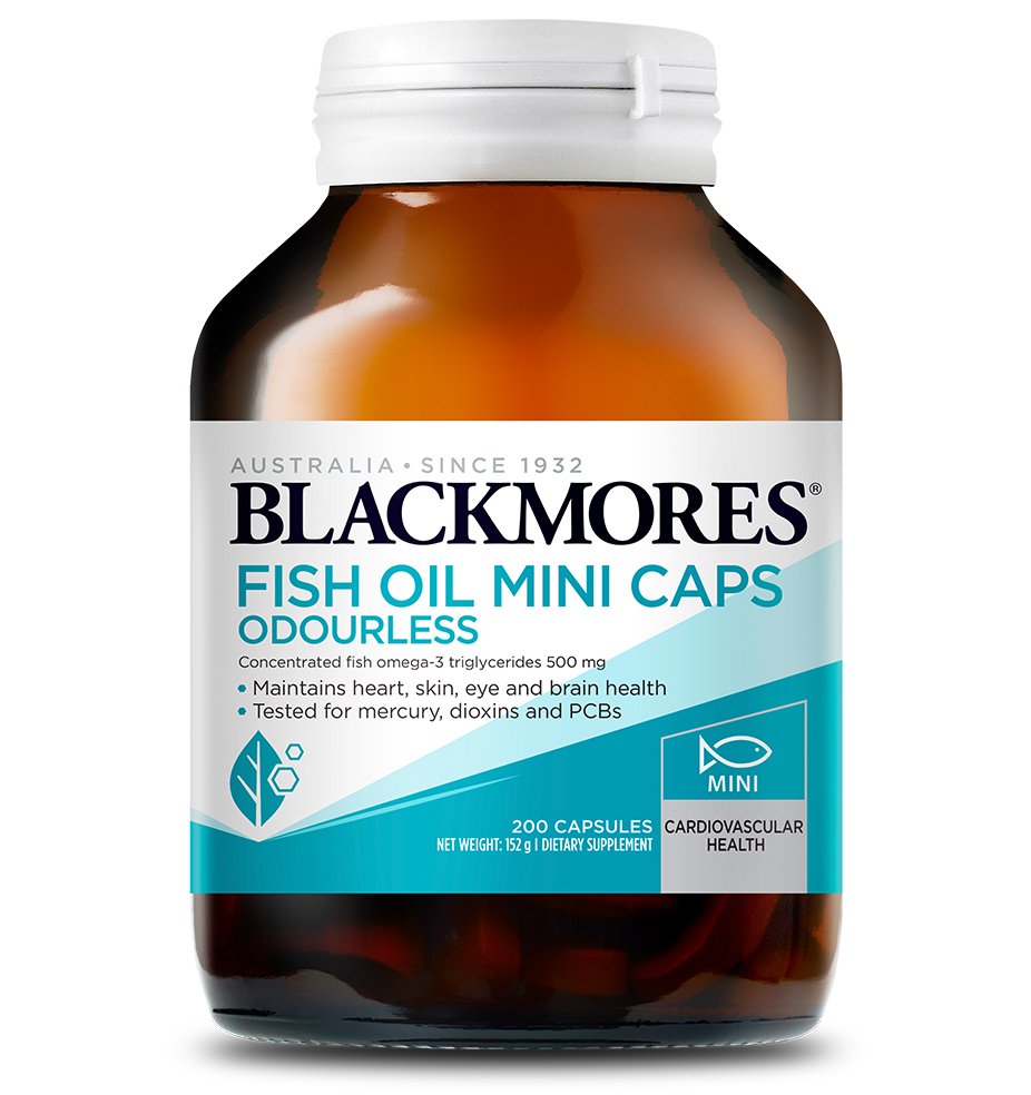 Рыбий жир в мини капсулах Blackmores 500 мг 30, 60 или 400 капсул