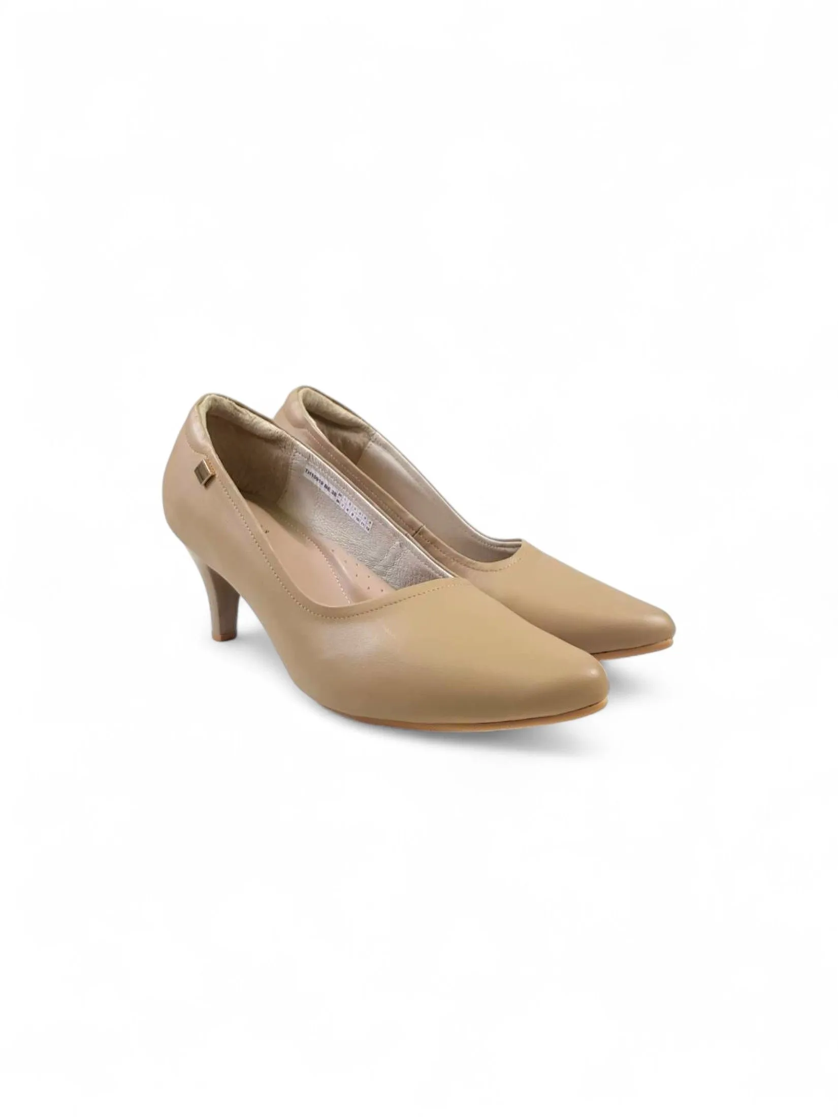 THAMES Women 2.8 inch high heel shoes beige
