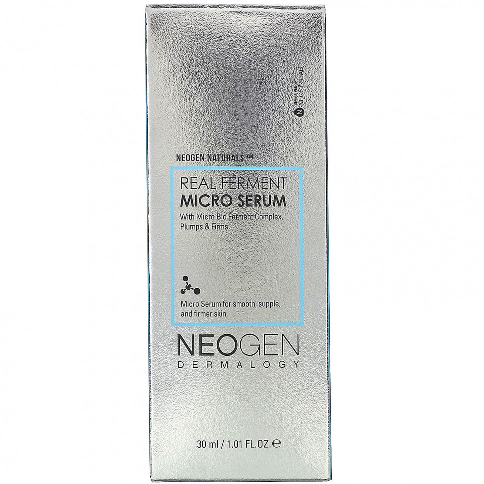 Neogen, Real Ferment Micro Serum, микросыворотка с ферментами, 30 мл (1,01 унции)