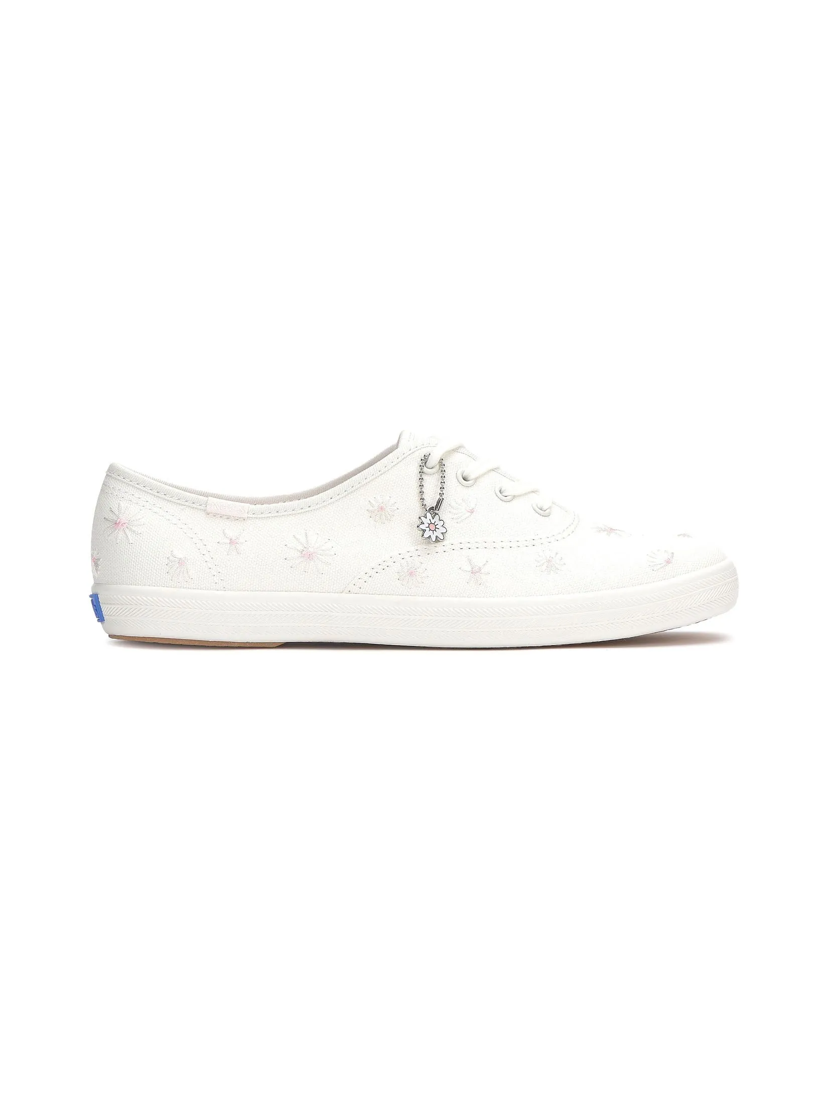 KEDS Women Champion Canvas Daisy Embroidery White
