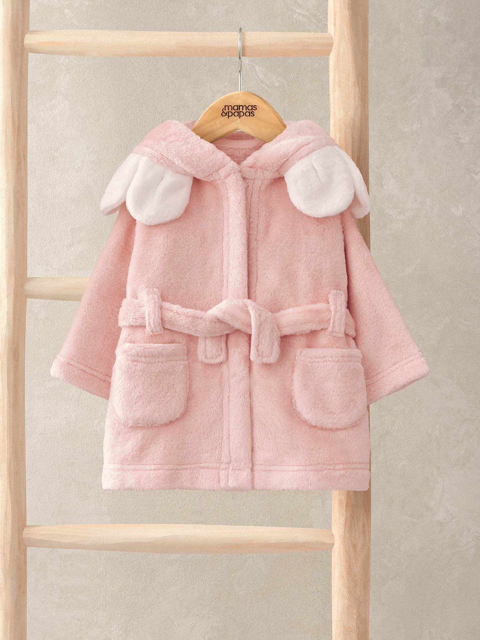 MAMAS & PAPAS Boy Toddler Dressing Gown Daisy Pink
