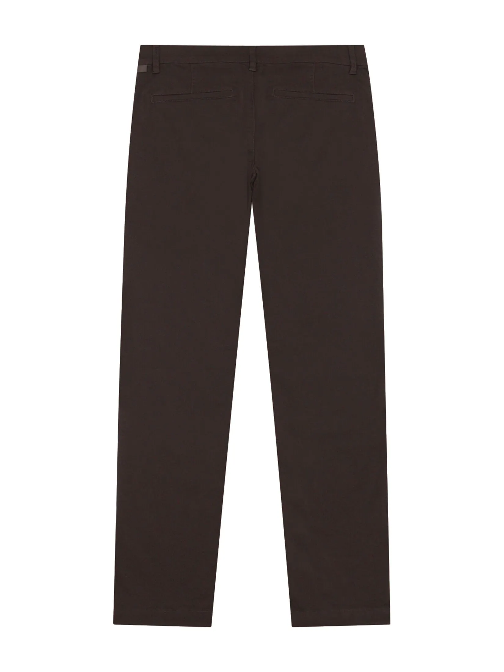 GIORDANO Men's Super Stretch Easy-Care Pants (180° Waistband) Marsh Brown