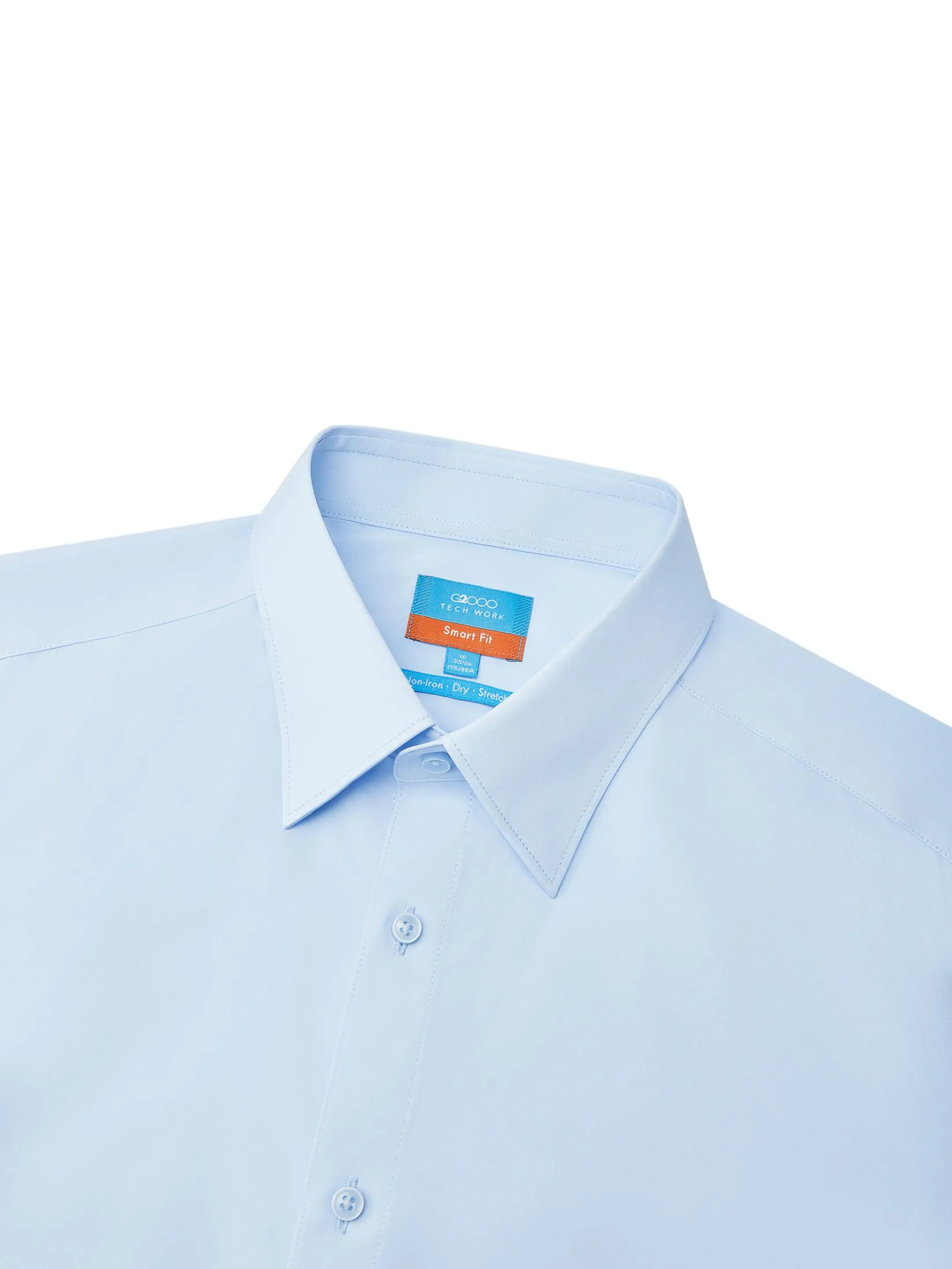 G2000 Men Clothing Non-Iron Dry Shirt  Smart Fit - 4612322262 - Blue