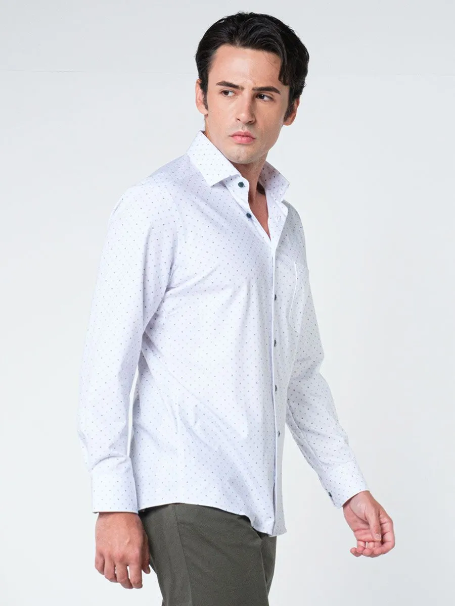 OLYMP CLIMATE CONTROL - MEN SHIRT LONG SLEEVES MODERN FIT WHITE