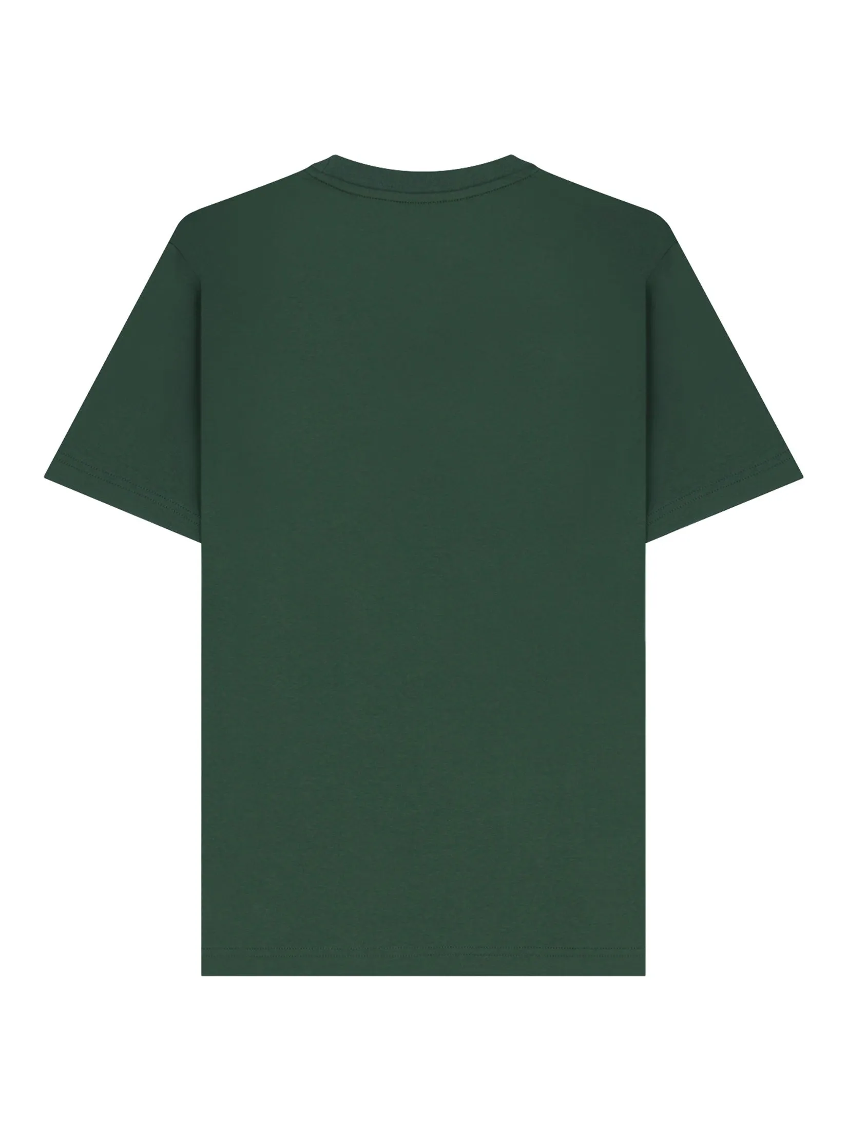 GIORDANO Men Liquid Touch Crew Neck Supremacy T-shirt (Smart Collar) Sycamore green