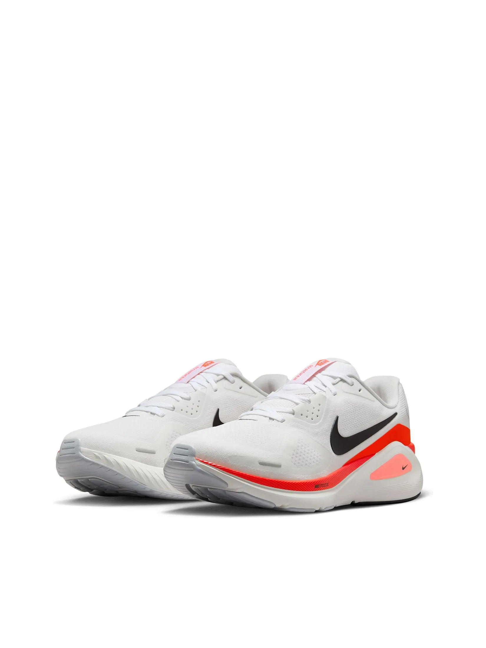 NIKE Men Running Shoes Structure 26 HJ1102-102 White/Black-Bright Crimson-Photon Dust