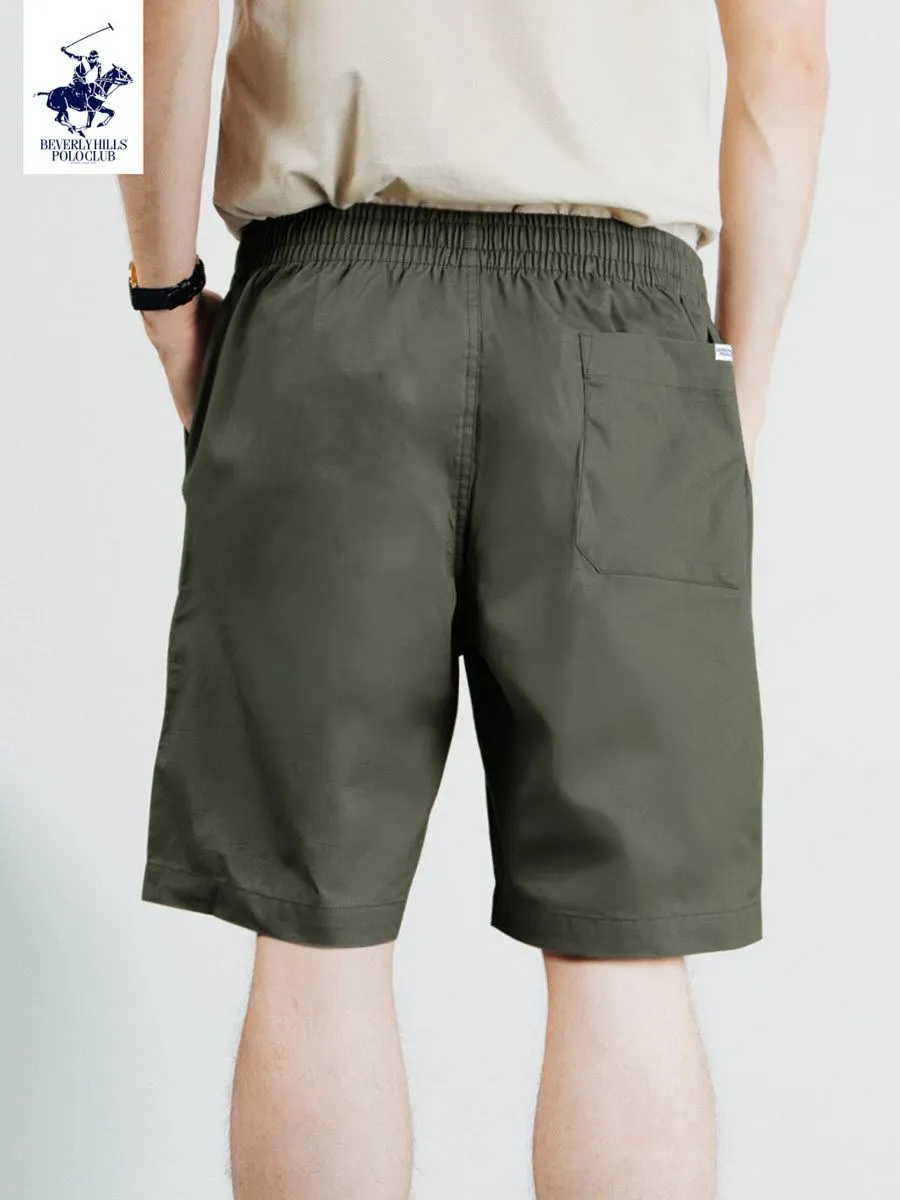 BEVERLY HILLS POLO CLUB Army Green Men Easy Shorts Model BS2G035