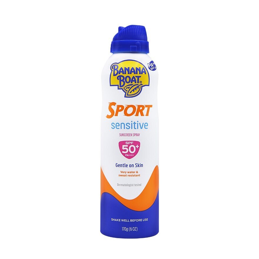 Banana Boat Sport Sensitive Sunscreen Spray SPF50+ PA++++ 170 G. สเปรย์กันแดด