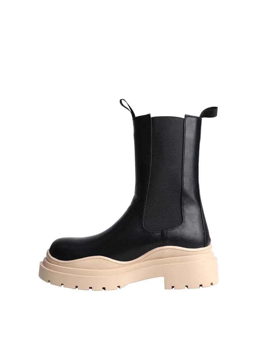 VILLAINS SF CAPELLA Boots BLACK NUDE