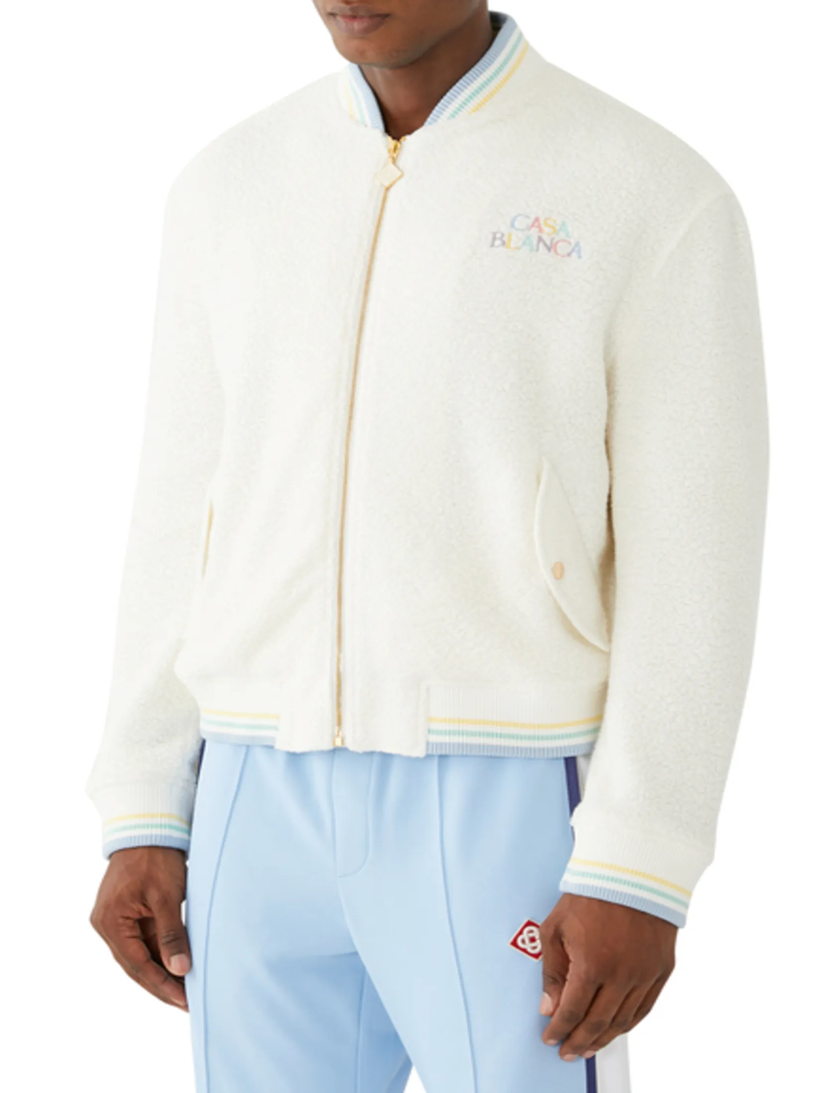 CASABLANCA WM BOMBER JACKET IN  PASTEL