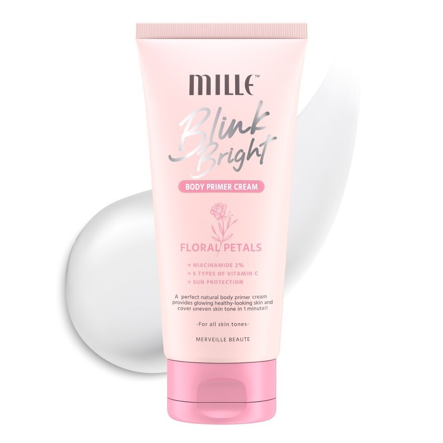 Mille Blink Bright  Body Primer Cream 150g.