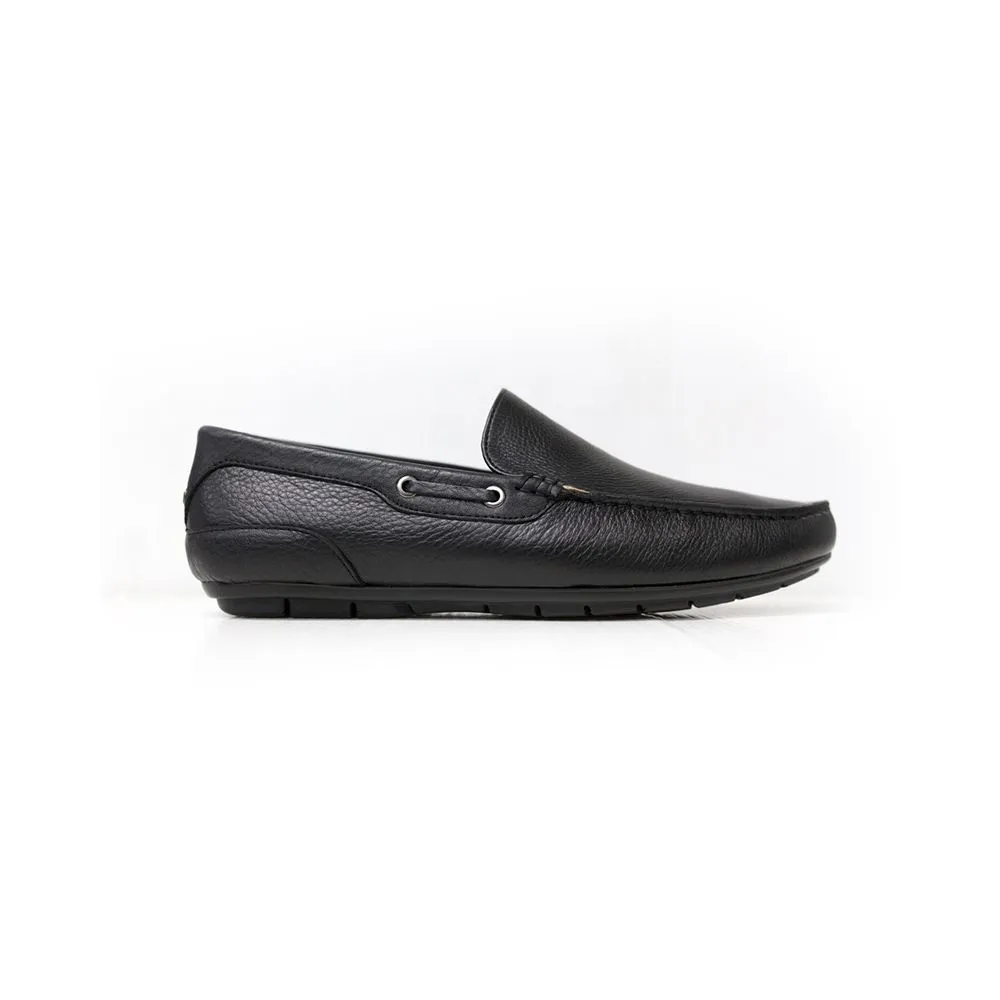 HEAVY Black Leather Loafer VC8787