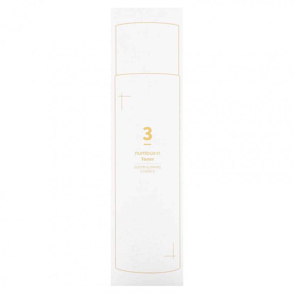 Numbuzin, Super Glowing Essence Toner, № 3, 200 мл (6,76 жидк. Унции)