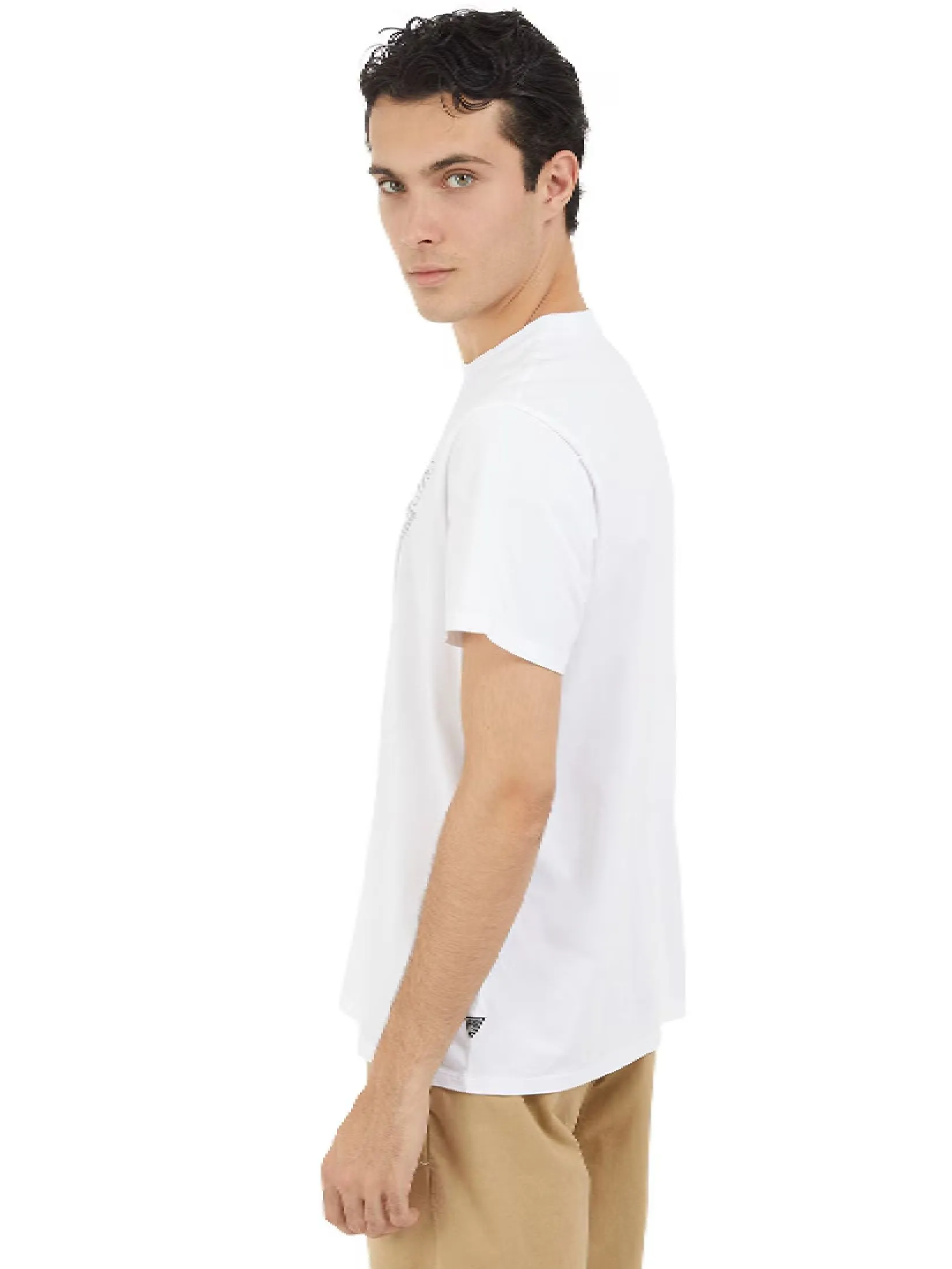 GUESS GUESS MEN  Front Logo   T-Shirt  M5GI29KBW41  -  White