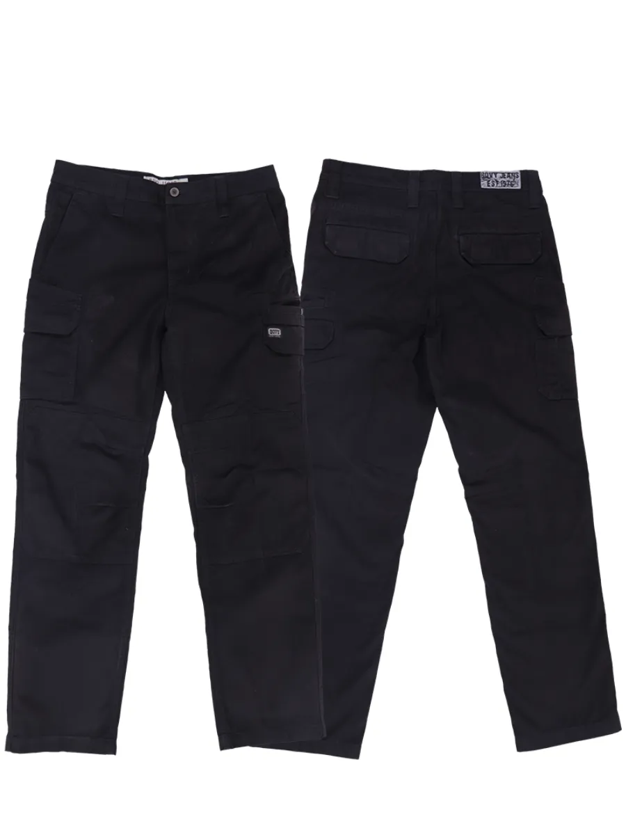 BOVY MEN S CARGO PREMIUMCOTTON BLACK