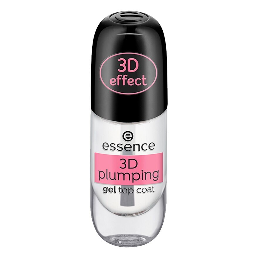 Essence 3D Plumping Gel Top CoatTransparent 8ml.