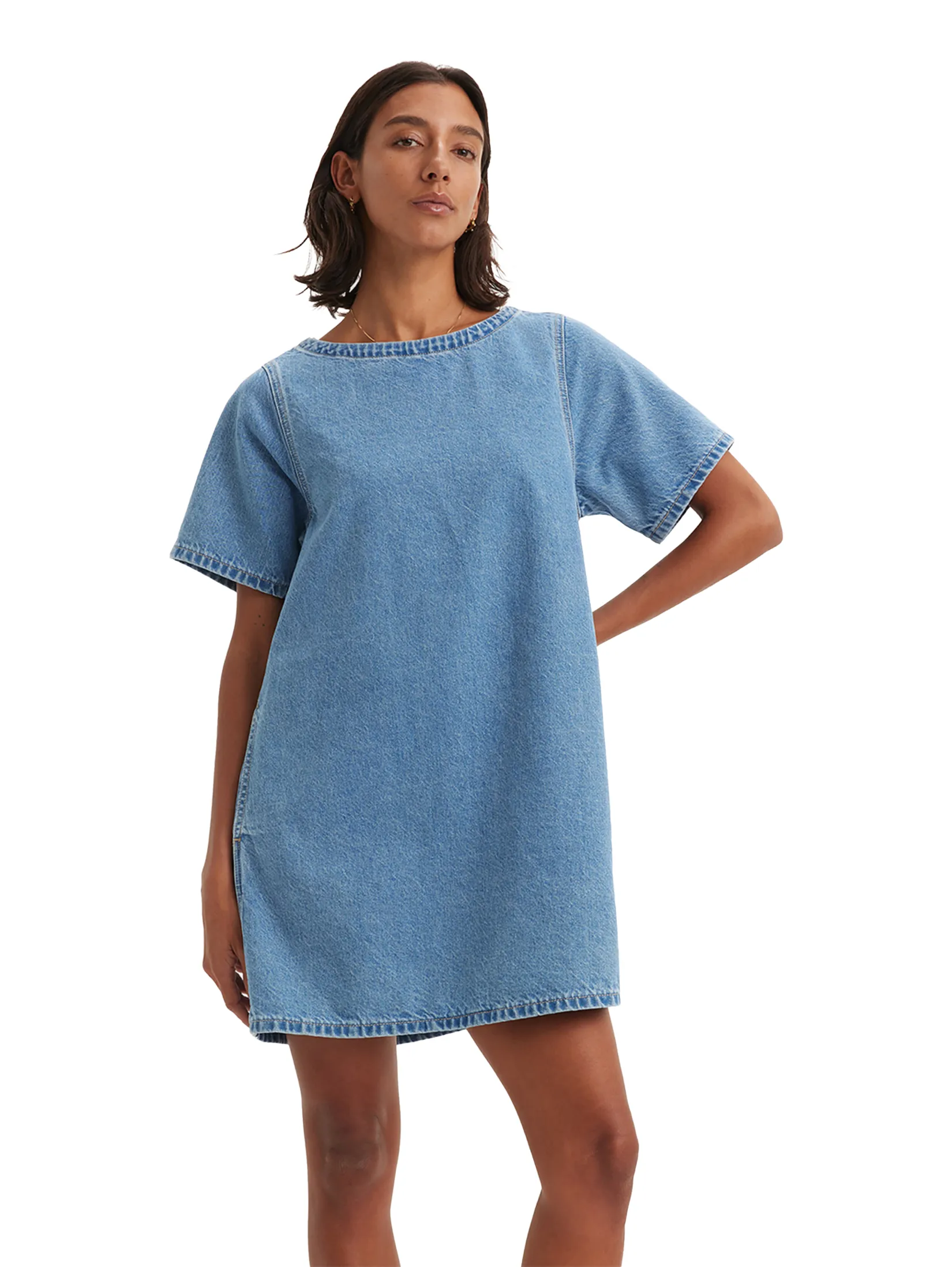 LEVI'S WellThread Women's Wildflower Dress Dark Blue