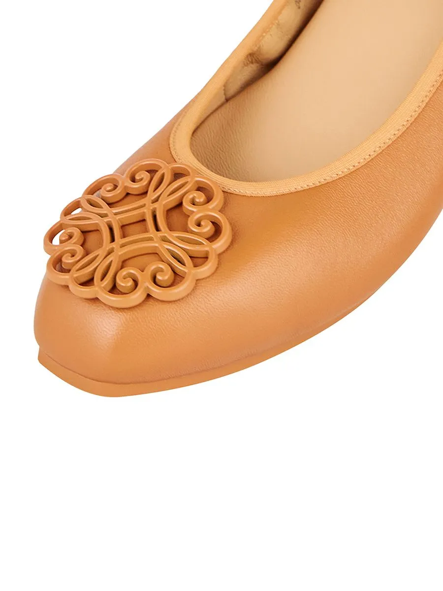 SHU WOMEN  SOFY SOFA INFINITE HEART ONTONE - BROWN