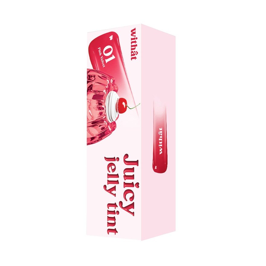 #Withat Juicy Jelly Lip Tint 4.5ml 01 - 01 Pink Velvet