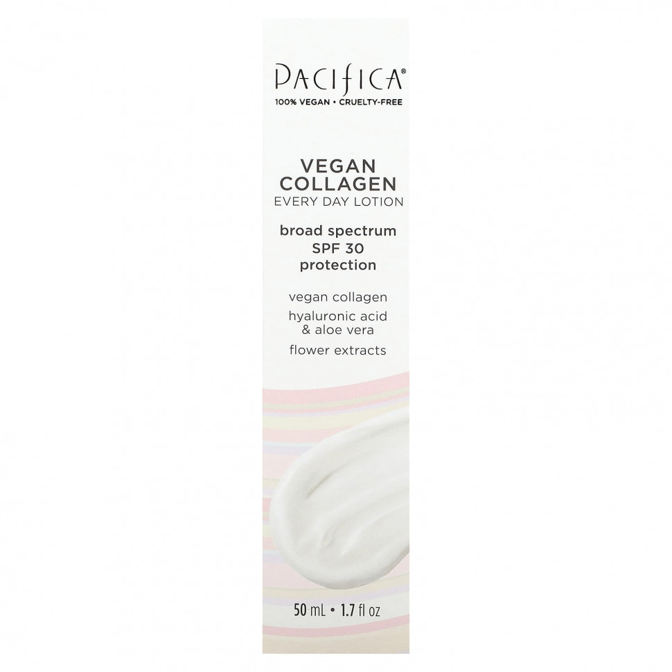 Pacifica, Vegan Collagen, ежедневный лосьон, SPF 30, 50 мл (1,7 жидк. Унции)
