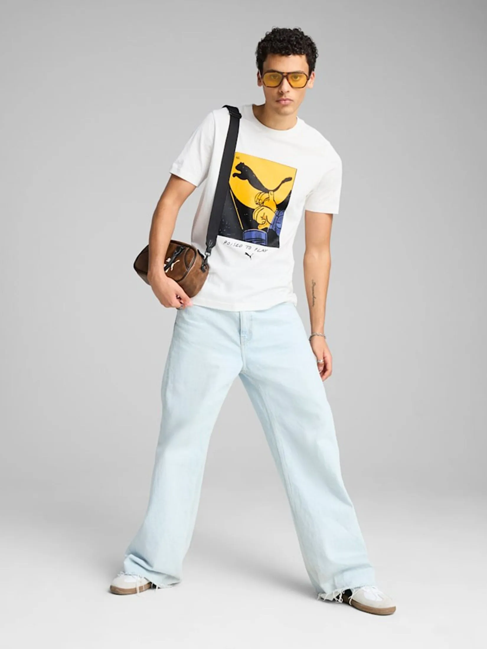 PUMA Men T-Shirt Graphics Shadow Play