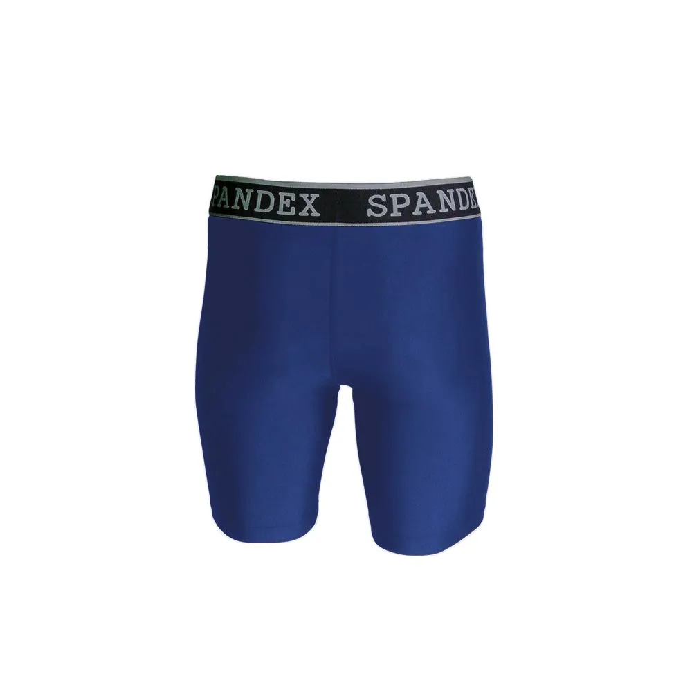 SPANDEX Blue-YP001-Compression short pants