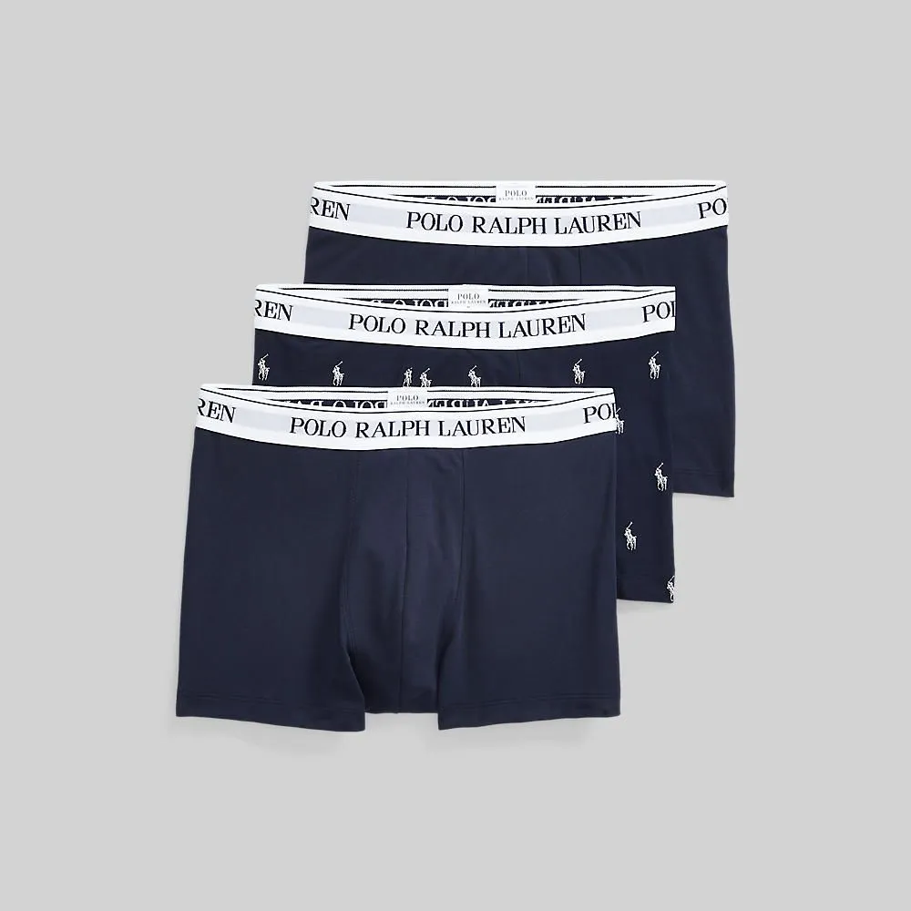 POLO RALPH LAUREN Underwear TRUNKS-Classic Stretch-Cotton Trunk 3-Pack MAPOUND0S720252 410 NAVY-410