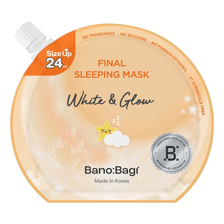 Banobagi Final Sleeping Mask White Glow 24 Ml. - Orange