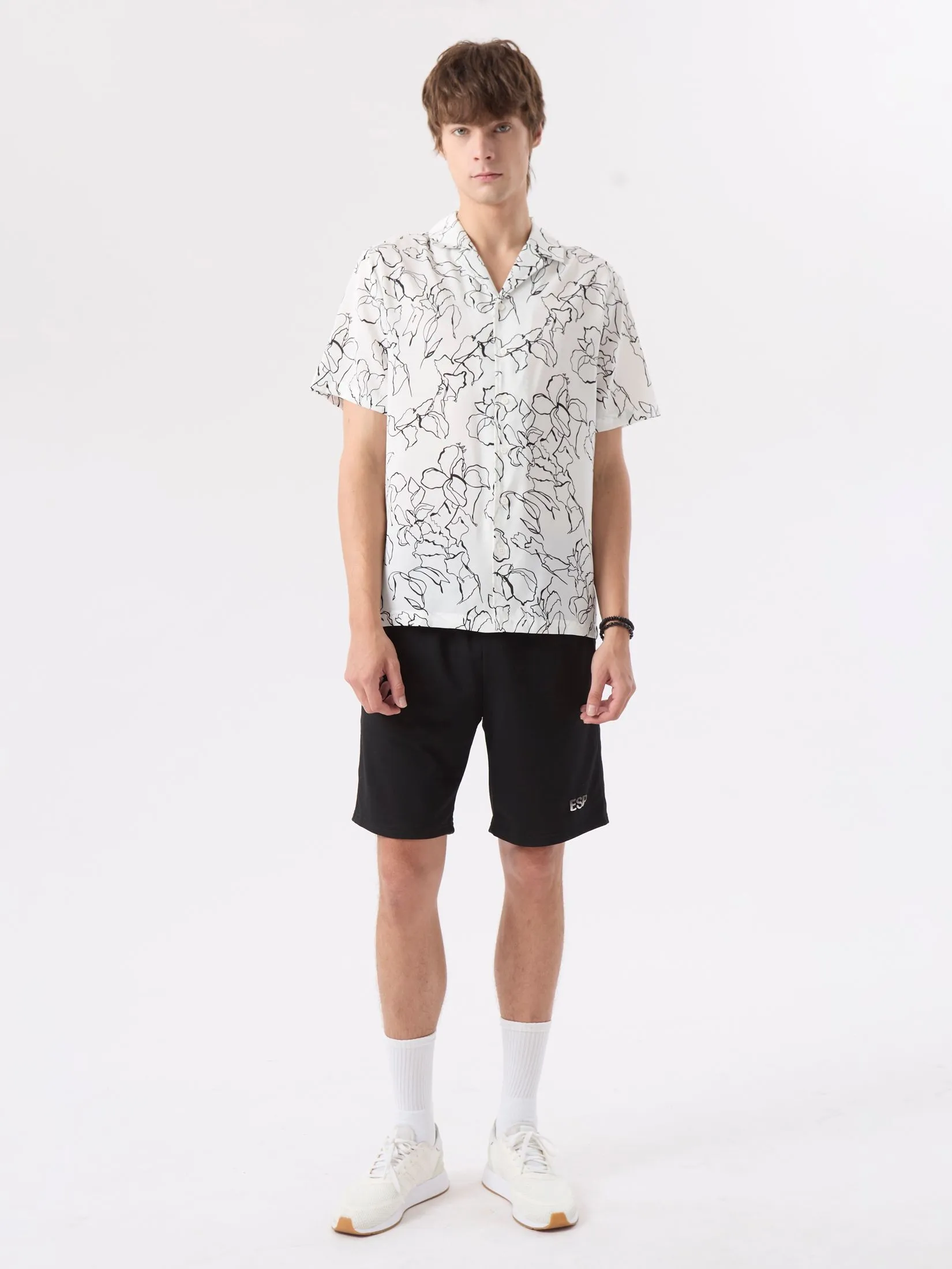 ESP Hawaiian Shirt Men White