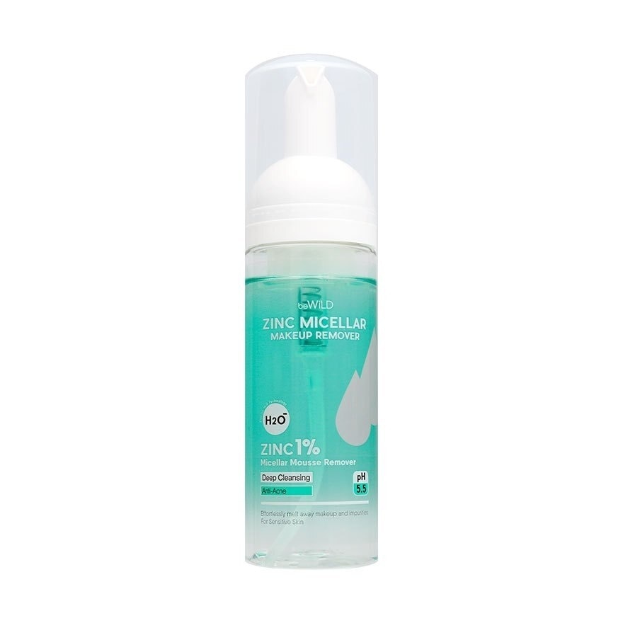 Bewild Zinc Micellar Makeup Remover 160ml.