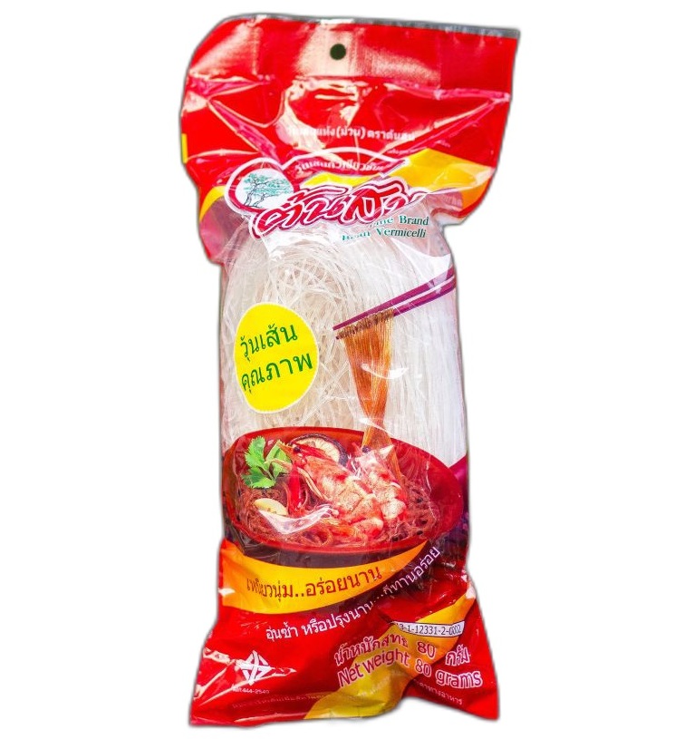 Стеклянная тайская лапша Фунчоза 80 гр