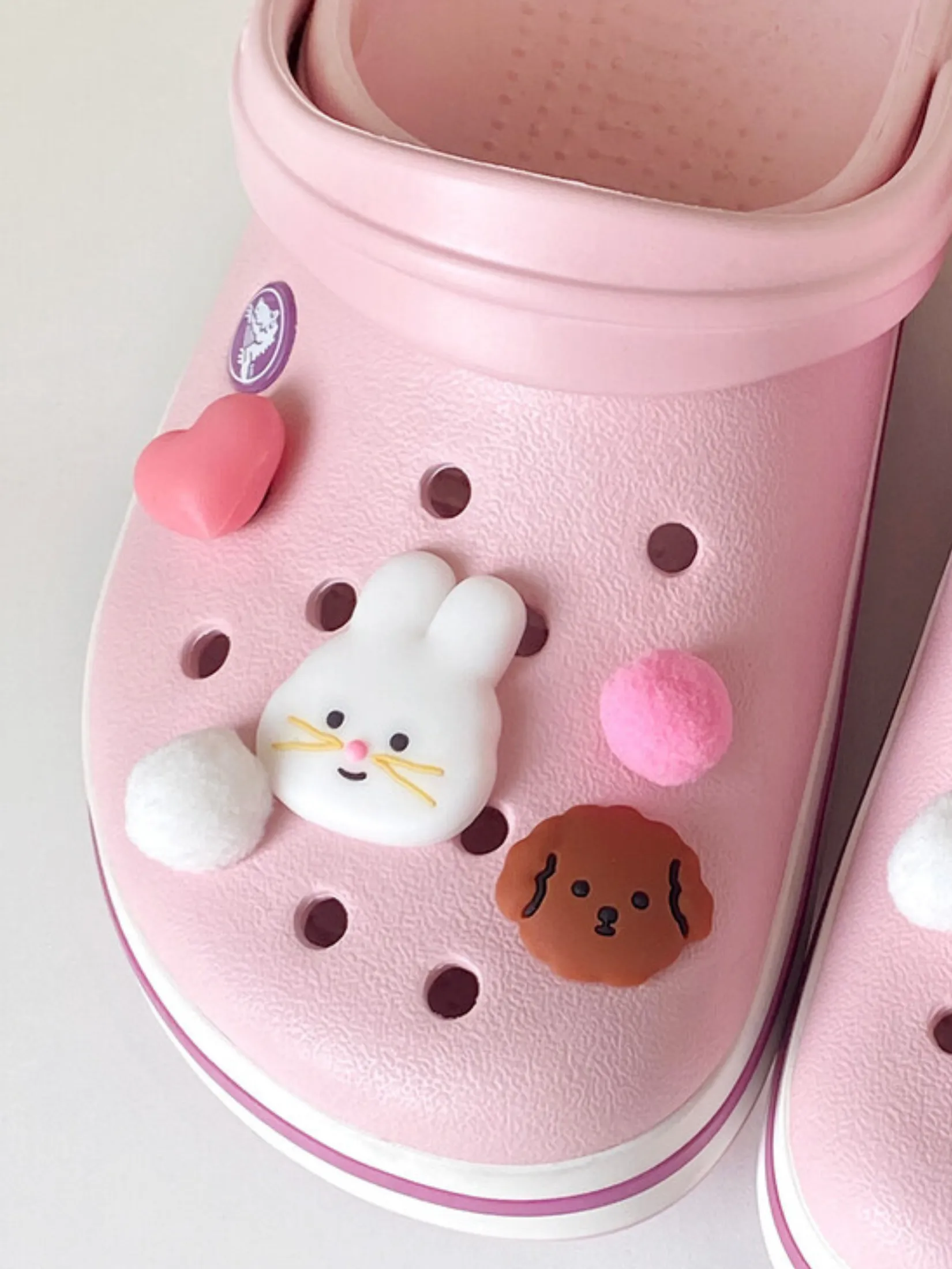 MILL AND MOI MNM Silicone charm - Bunny  White (L)