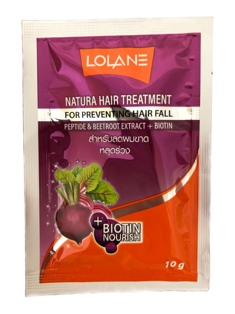 Маска для волос с экстрактом свёклы Natura Lolane 10 мл