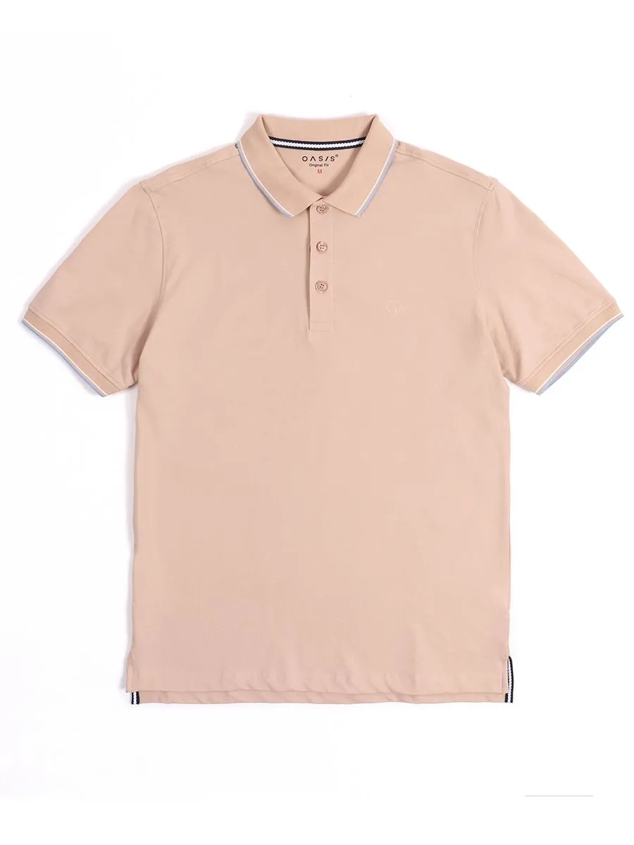 OASIS Men's short sleeve polo shirt Ovaltine Size - XL