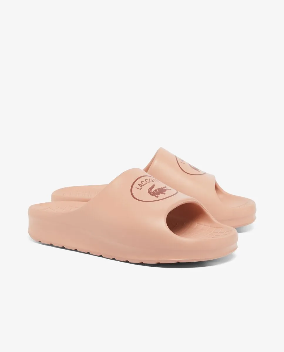 LACOSTE Women’s Serve Slides 2.0 Pink