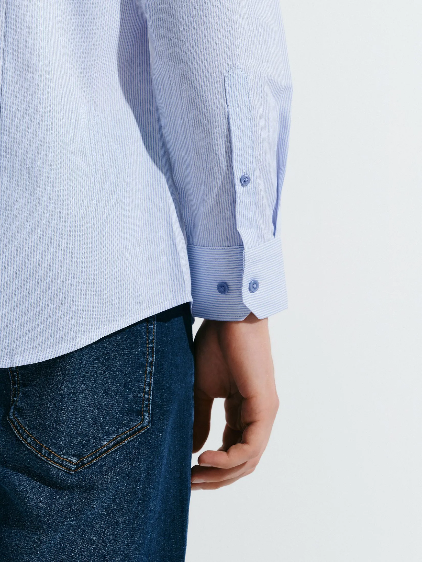 G2000 Men Clothing Wrinkle Free Formal Shirt  Smart Fit - Blue