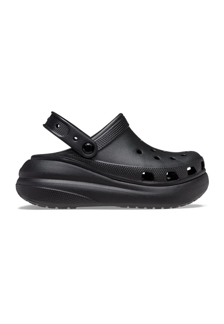 CROCS BLACK CROCS Classic Crush Clog Unisex Casual Shoes