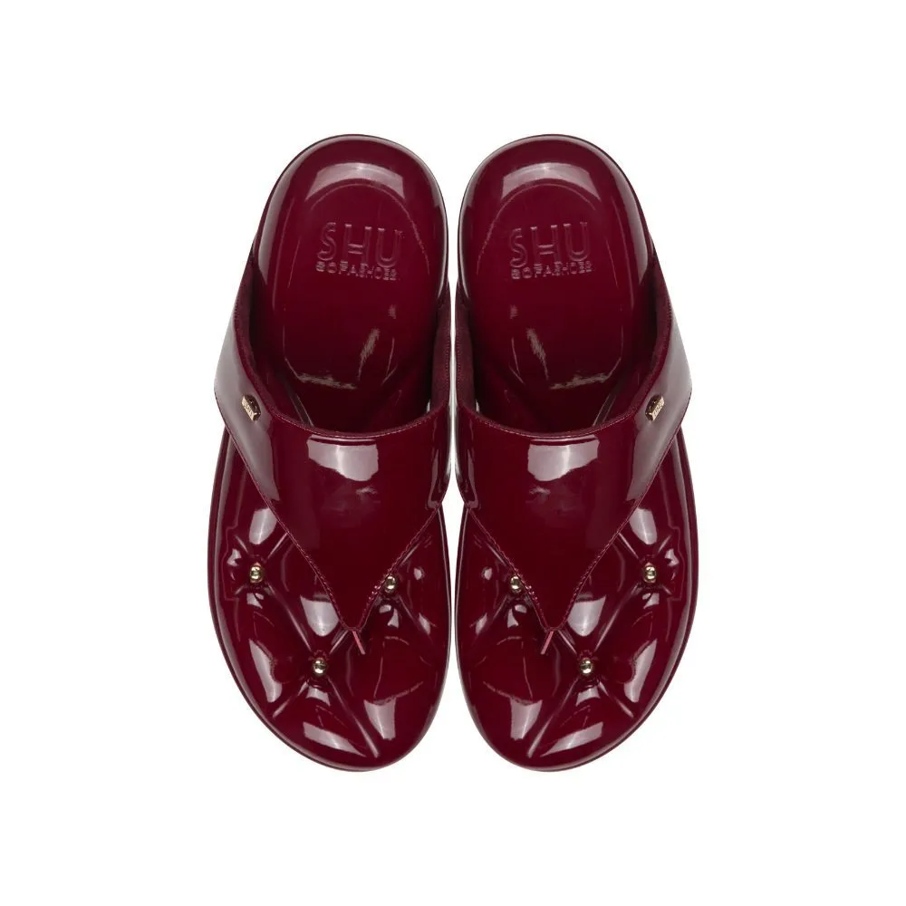 SHU SOFASHOE CLASSY - GLOSSY RED WINE