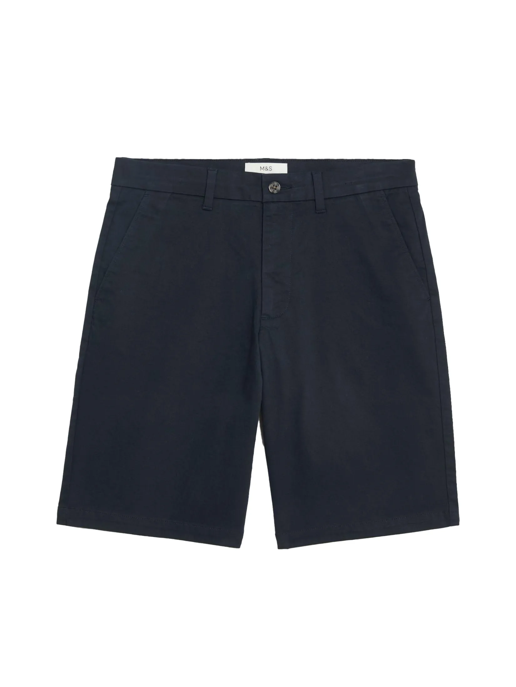 MARKS & SPENCER Men Chino Shorts Loose Fit Stretch
