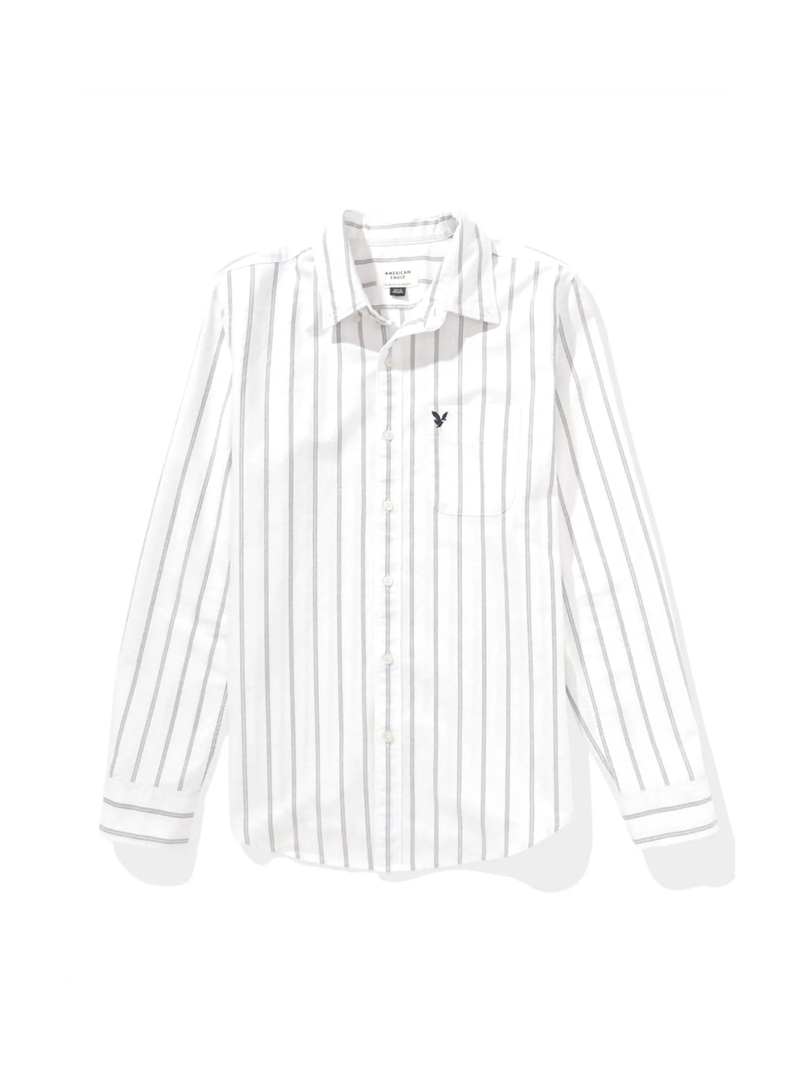 AMERICAN EAGLE MEN 2830 INT SF BD OXFORD SHIRT W EAGLE 209 SAND