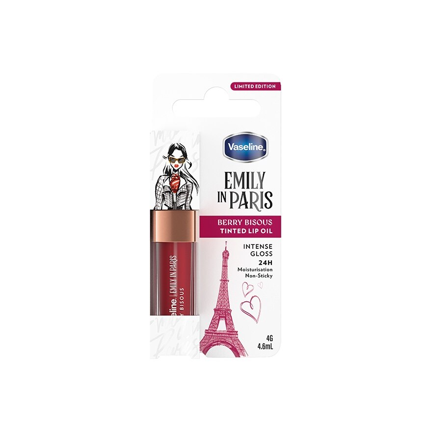 Vaseline Emily in Paris Berry Bisous Tinted Lip Oil 4 G. - Berry Bisous