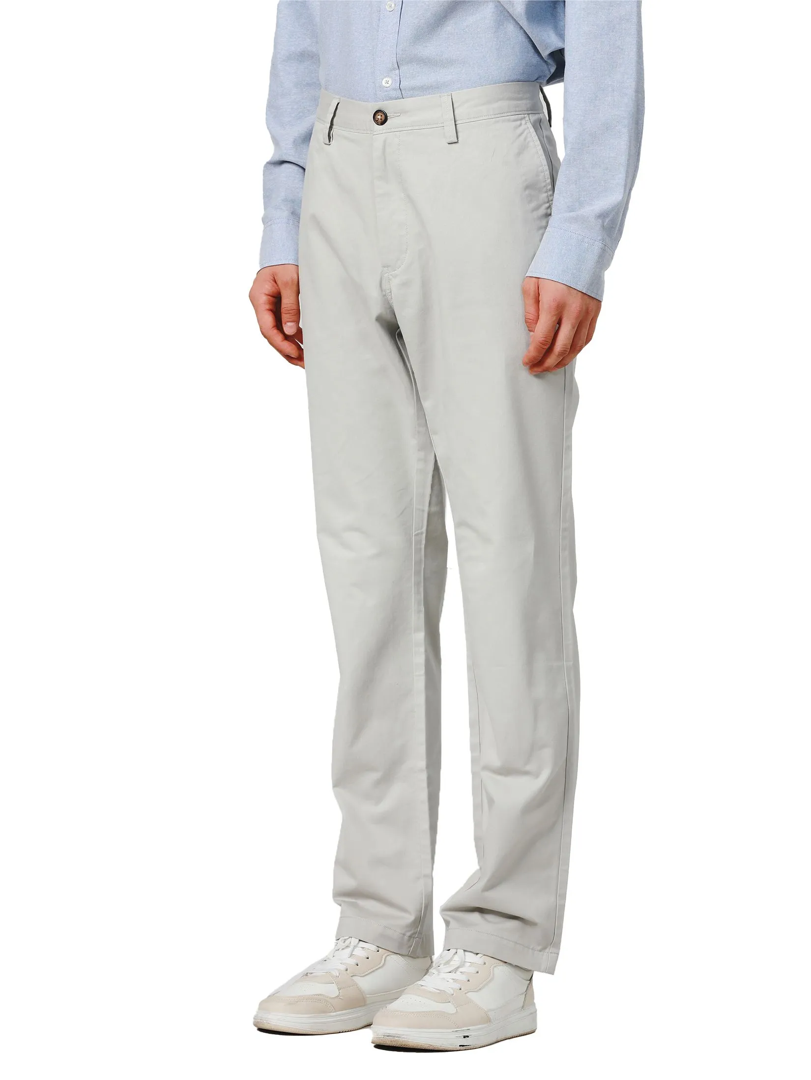 JOHN HENRY Men's Pants (Regular Fit) ESSENTIALS Light Grey