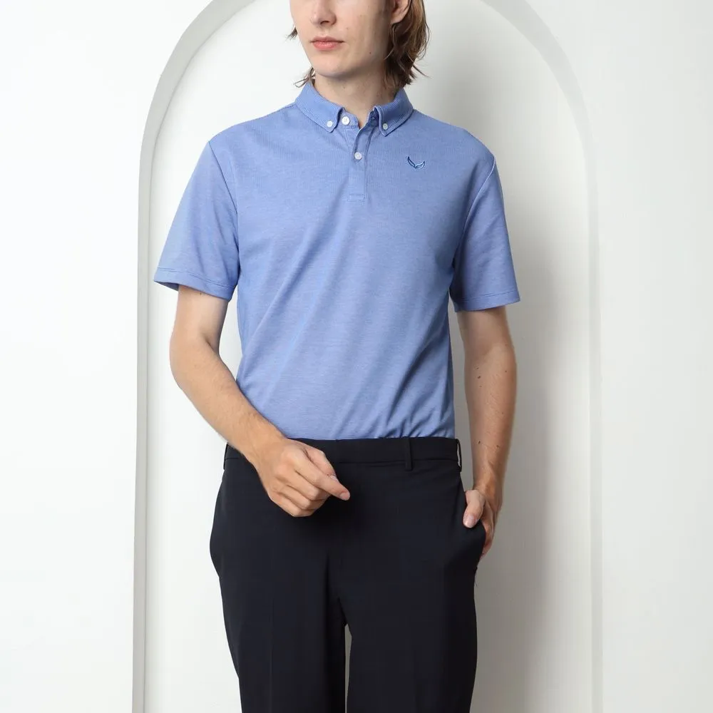 GRAND SPORT Light blue Men's polo shirt (047400)