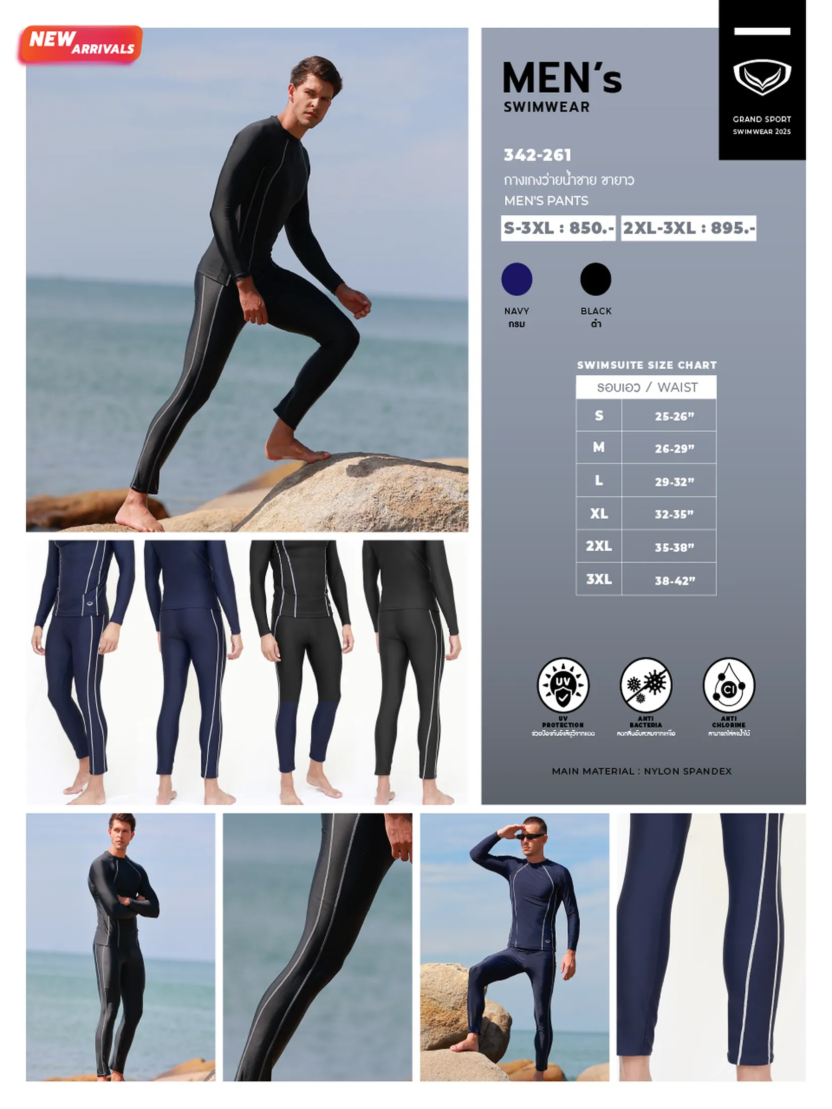 GRAND SPORT Navy Blue Men's Pants (342261)