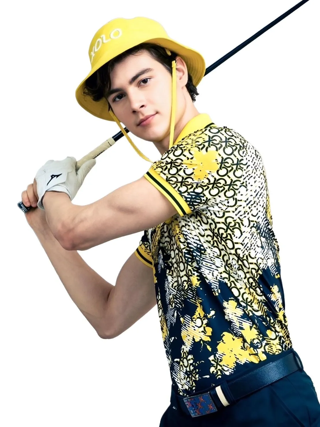 XOLO Yellow FLORAL POLO (040113)