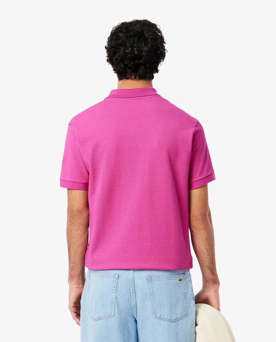 LACOSTE Classic Fit L.12.12 Original Piqu  Polo Shirt Pink