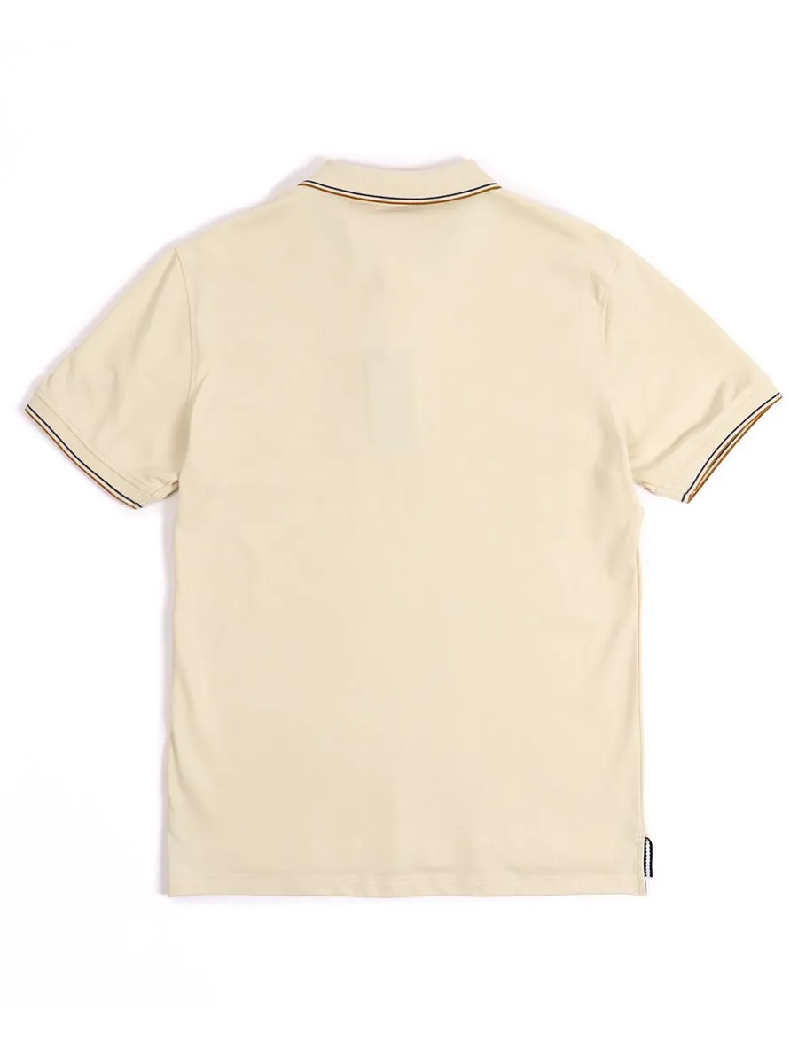 OASIS Men's short sleeve polo shirt Beige