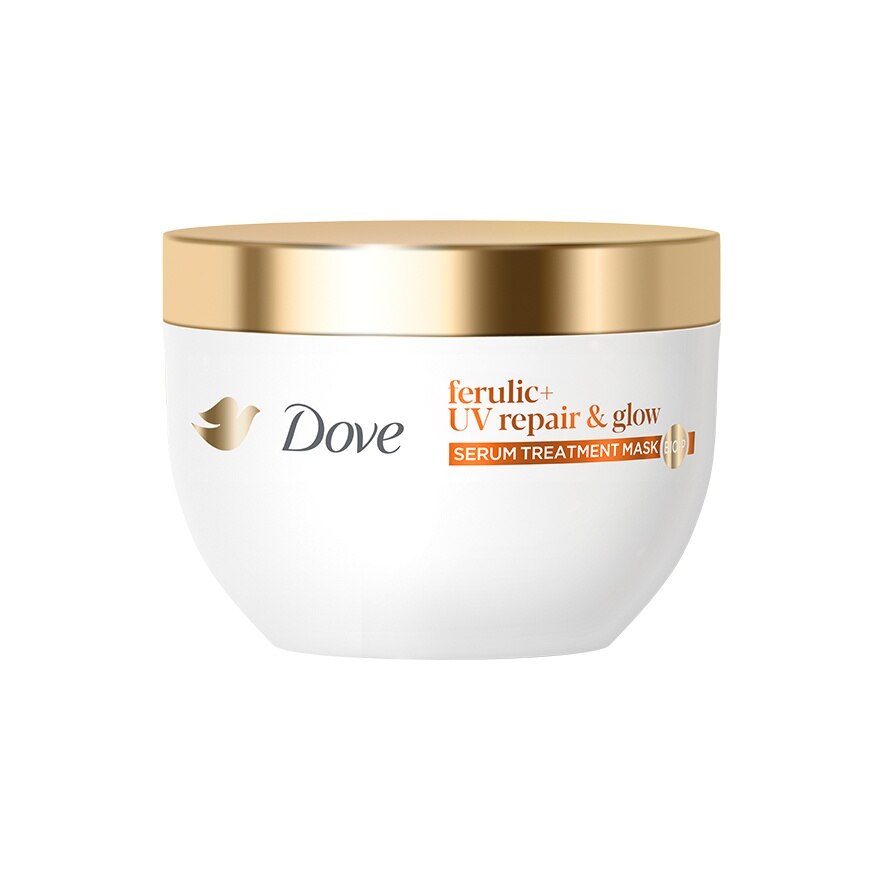 Dove Serum Treatment Mask Ferulic+ UV Repair  Glow Damage Therapy 265 G. - Orange
